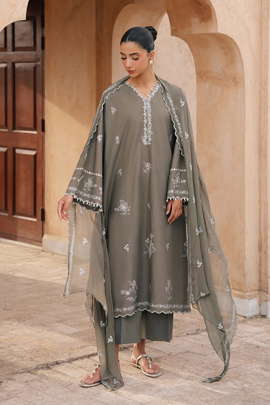 Picture of Cross Stitch - Embroidered Lawn Edit Vol 4 - Olivine Bloom - Available at Raja Sahib