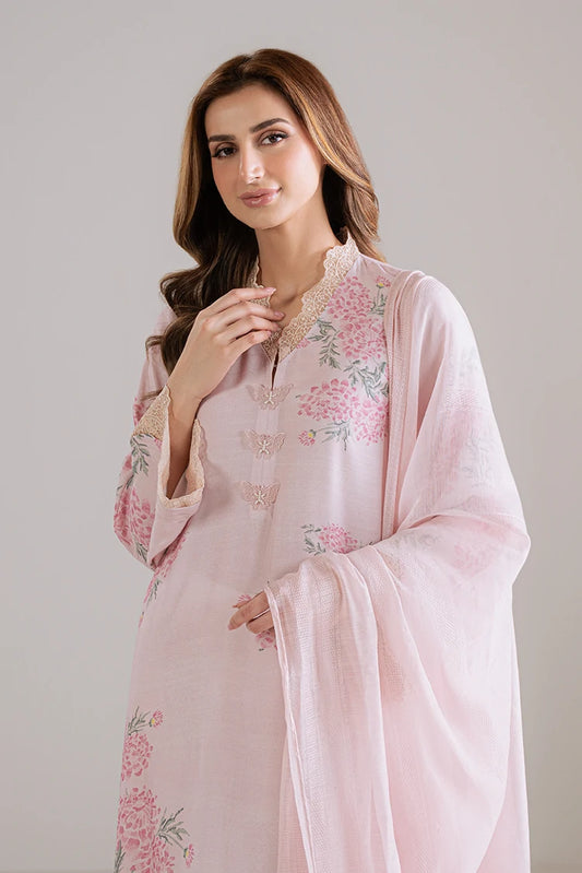 Picture of Cross Stitch - Pink Reverie - 2 Piece - Available at Raja Sahib