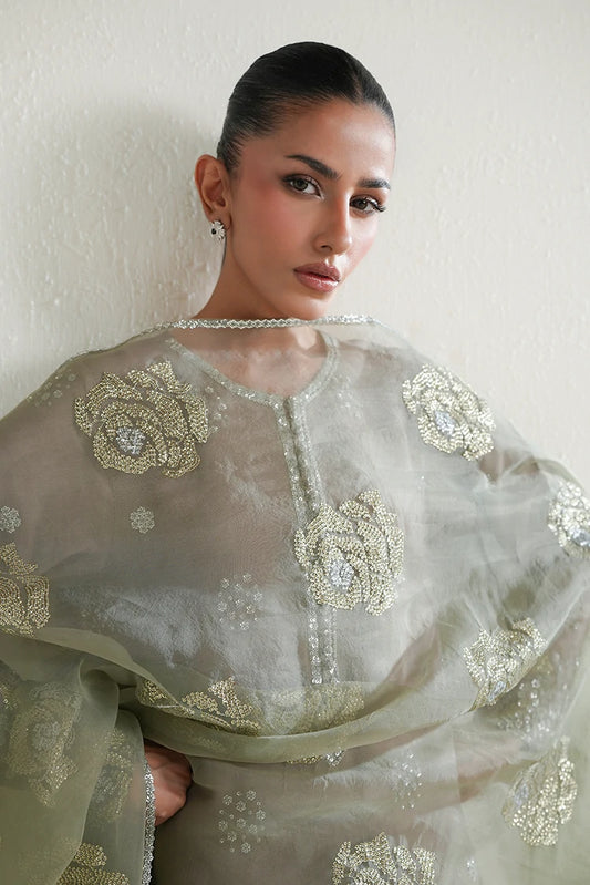 Picture of Cross Stitch - Luxe Atelier - Radiant Jade - Available at Raja Sahib