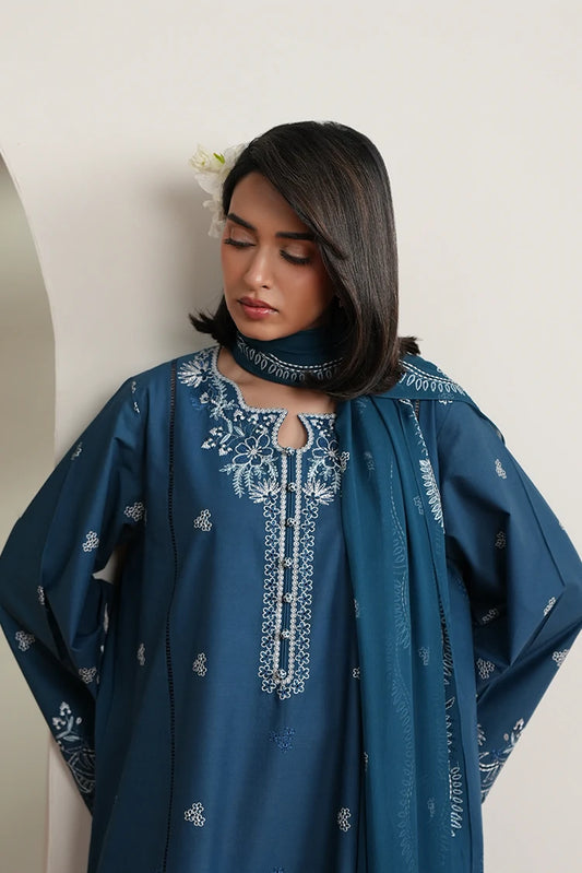 Picture of Cross Stitch - Embroidered Lawn Edit Vol 5 - Sapphire Garden - Available at Raja Sahib