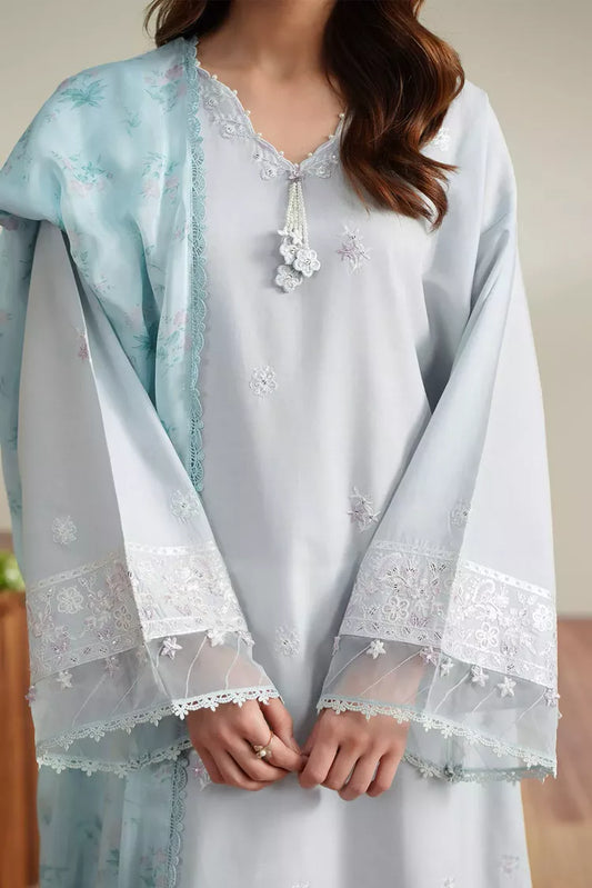 Picture of Cross Stitch - Powdered Sky - 2 Piece - Available at Raja Sahib