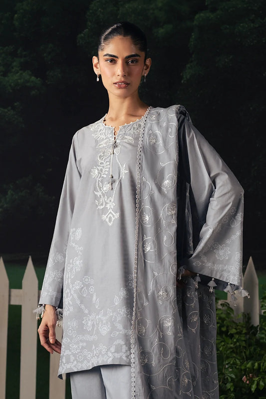 Picture of Cross Stitch - The Monsoon Edit - Unstitched - Selene Glow - Available at Raja Sahib
