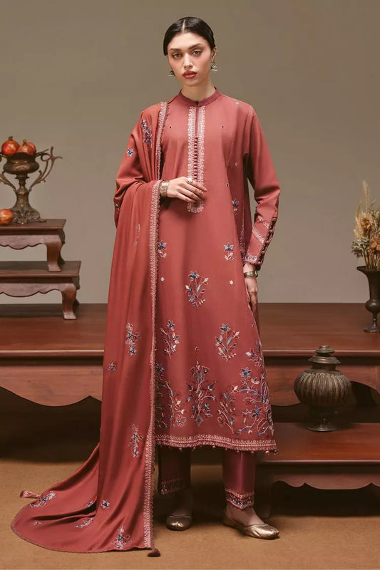 Cross Stitch - Amber Tapestry Khaddar Embroidered Suit - 3 Piece