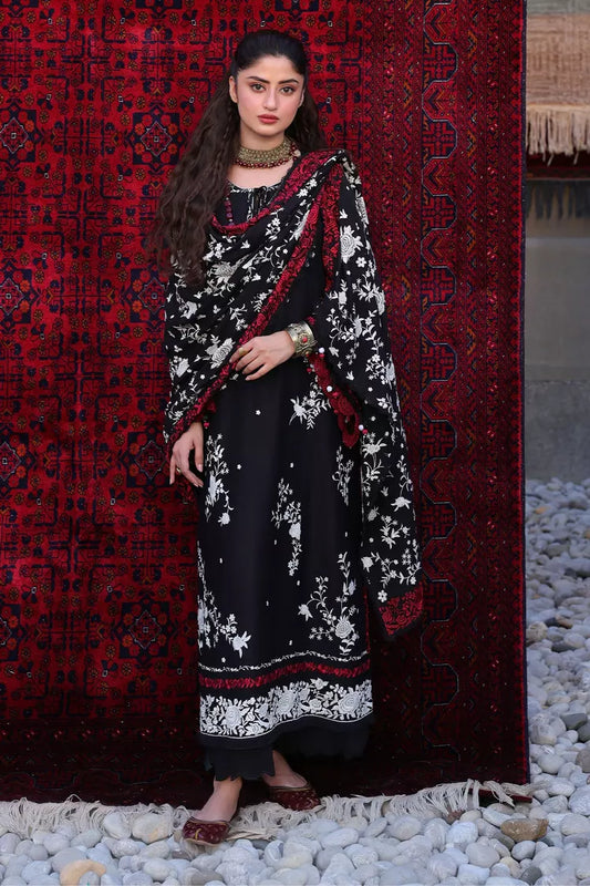 Cross Stitch - Raven Orchid Marina Embroidered Suit - 3 Piece