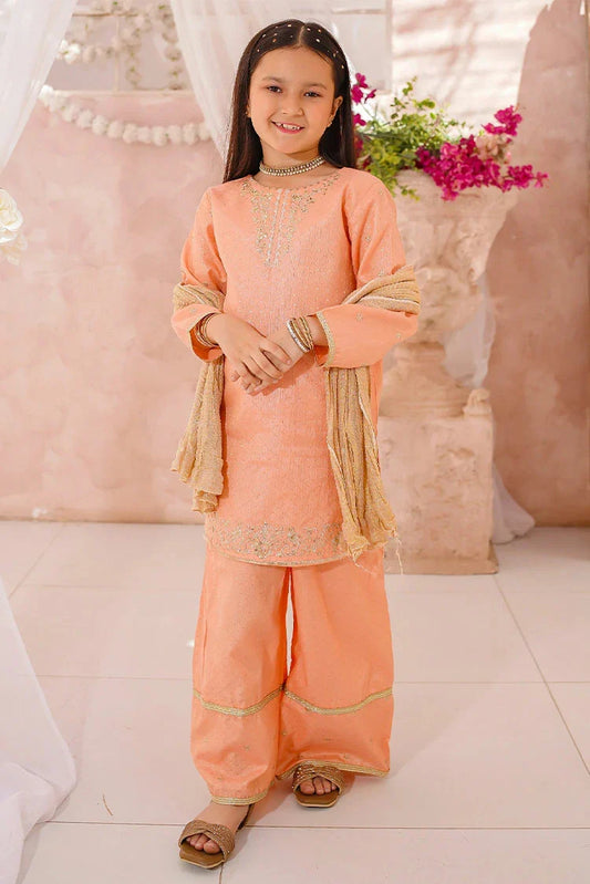 Picture of Modest - 3 Piece - Cotton Lawn Embroidered Suit - Available at Raja Sahib