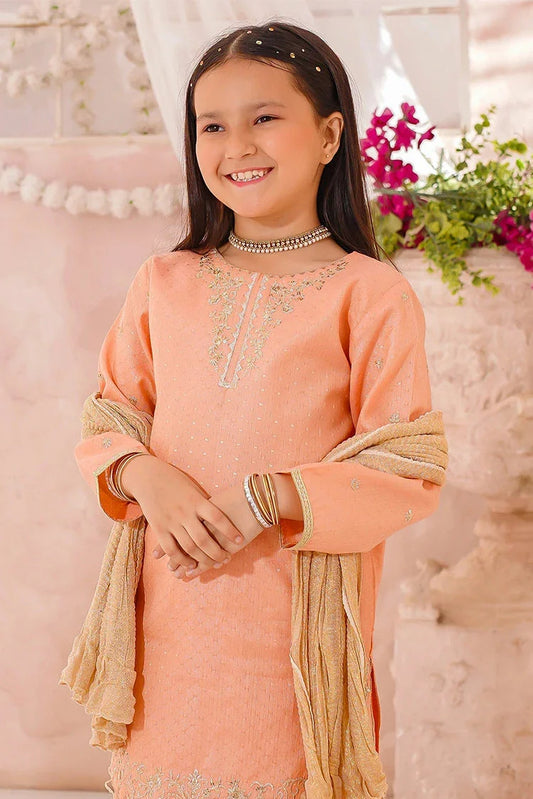 Picture of Modest - 3 Piece - Cotton Lawn Embroidered Suit - Available at Raja Sahib