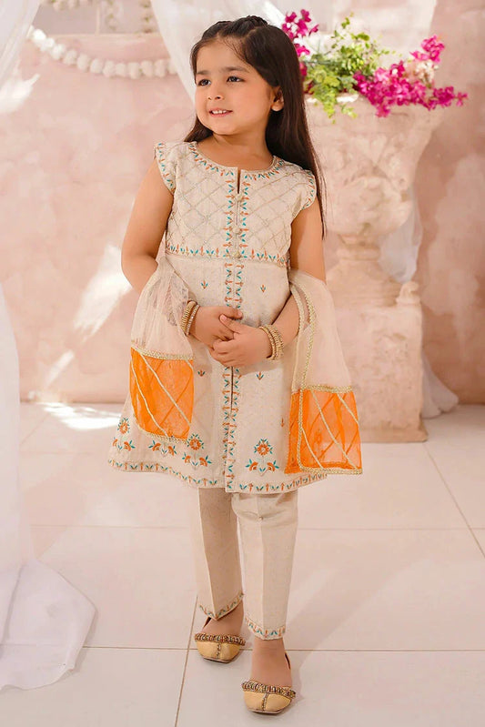 Picture of Modest - 3 Piece - Cotton Lawn Embroidered Suit - Available at Raja Sahib