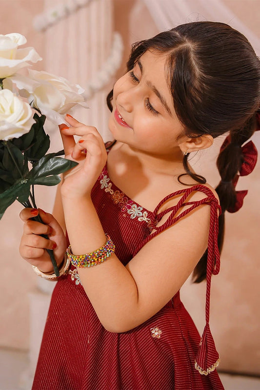 Picture of Modest - Maysuri Embroidered Frock - 3 Piece - Available at Raja Sahib