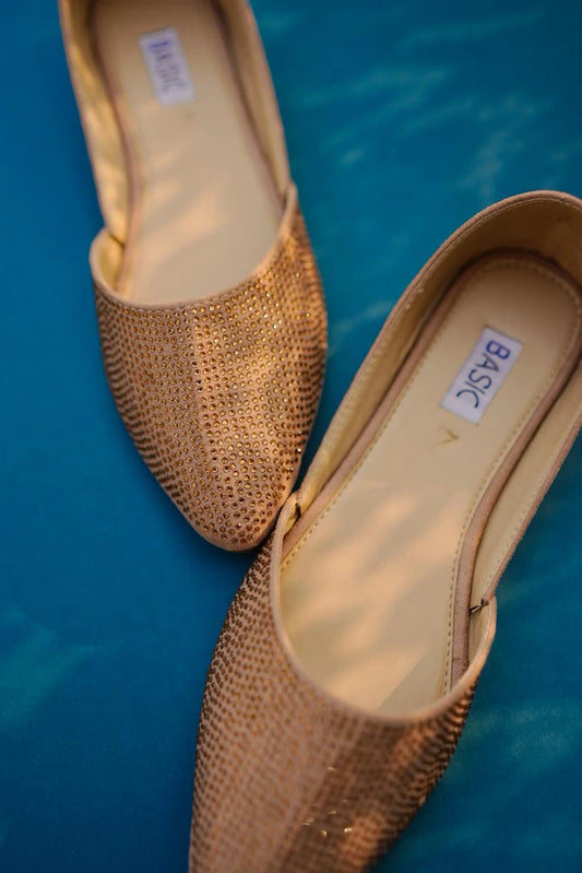Picture of Chapter 13 - Formal Pumps - Crystal Nude - Available at Raja Sahib