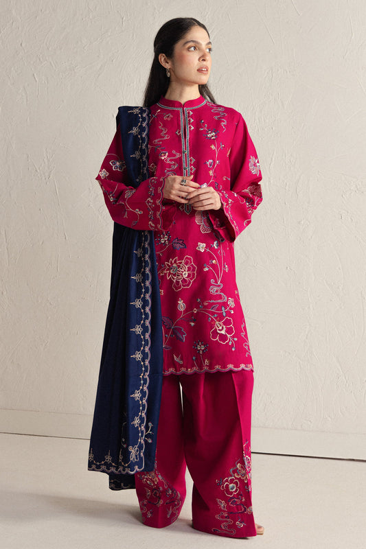 Zara Shahjahan - Coco Winter Unstitched - NAIRANG-8B - Unstitched