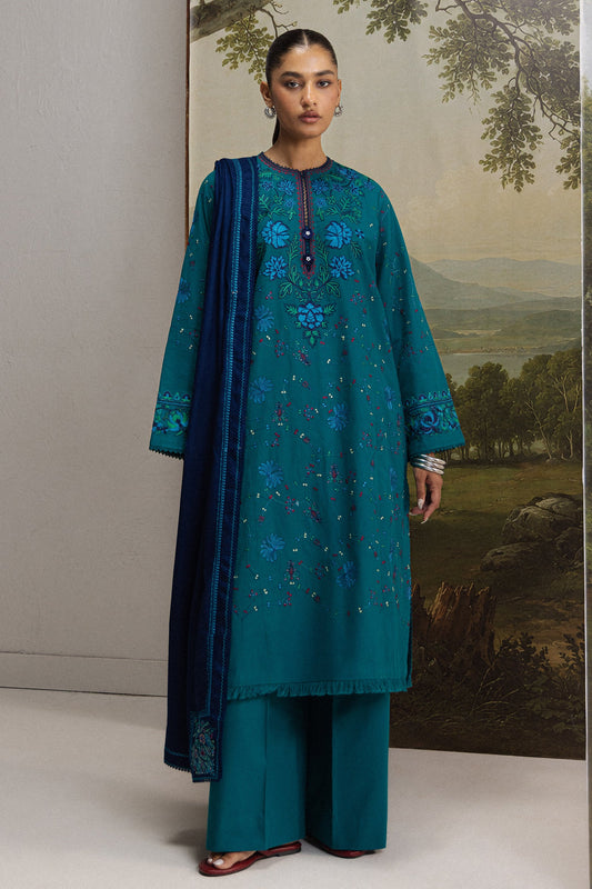 Zara Shahjahan - Coco Winter Unstitched - TABASSUM-7A - Unstitched