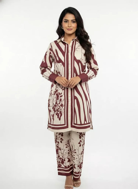 Picture of Peelu - Printed Suit - 2 Piece - Available at Raja Sahib