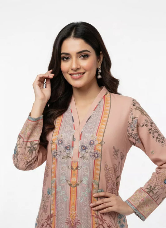 Picture of Peelu - Printed Suit - 2 Piece - Available at Raja Sahib