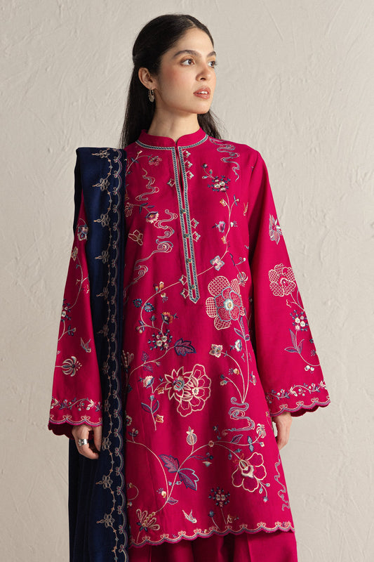 Picture of Zara Shahjahan - Coco Winter Unstitched - NAIRANG-8B - Unstitched - Available at Raja Sahib