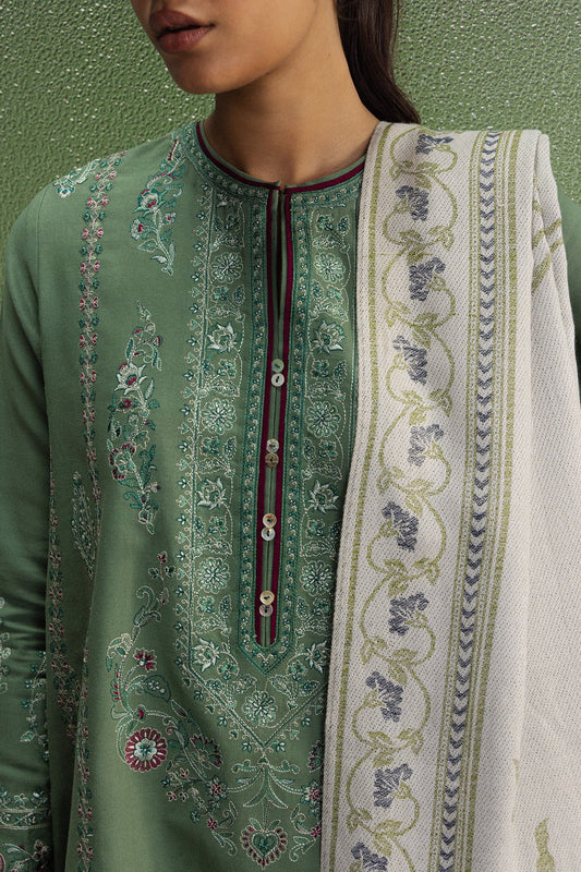 Picture of Zara Shahjahan - Coco Winter Unstitched - SARD-1B - Unstitched - Available at Raja Sahib