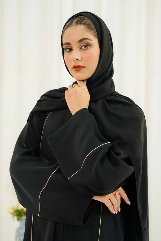 Picture of Divinely Crafted - Livia Abaya Set - Buttoned Up - Available at Raja Sahib