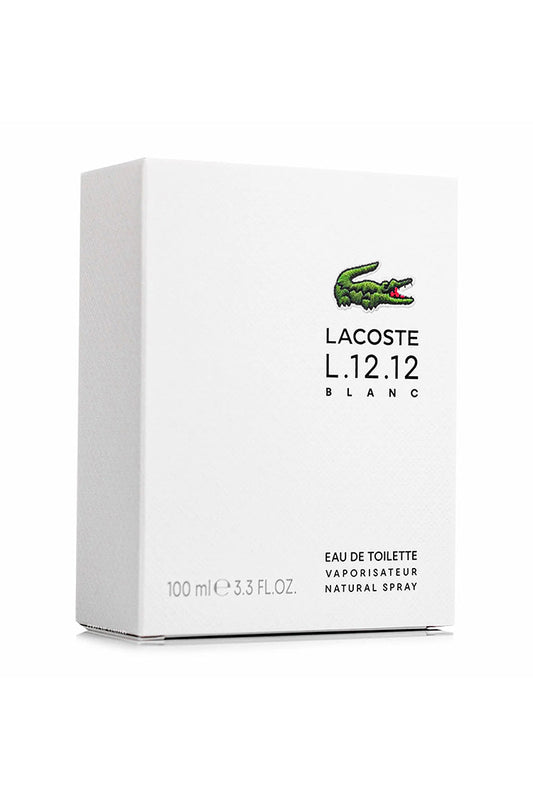 Picture of Lacoste - L.12.12 Blanc Perfume For Men EDT - 100ml - Available at Raja Sahib
