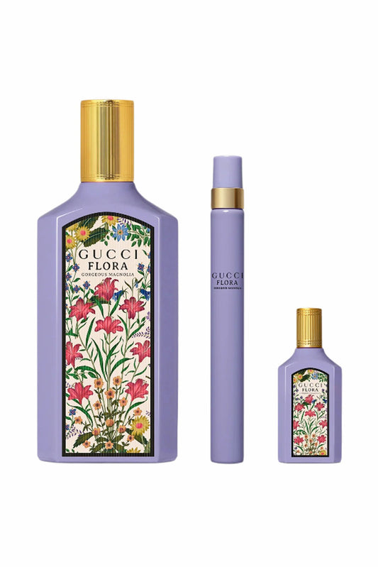 Gucci - Flora Gorgeous Magnolia Eau De Perfume For Women Gift 3 PC Set