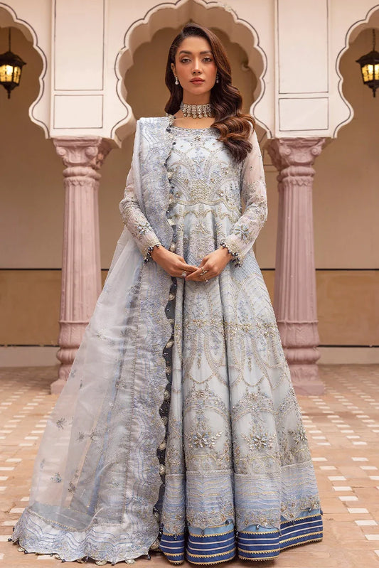 Picture of Tessa - Gul e Tar - Nelam (D-05 Sky Blue Mexi) - Available at Raja Sahib