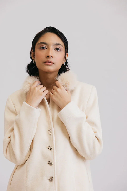 Picture of Ellena - Full Sleeves Long Coat - Available at Raja Sahib