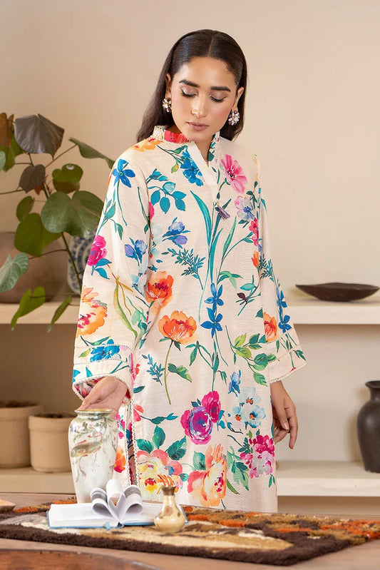 Picture of 2-PC Stitched Printed Suit - Available at Raja Sahib