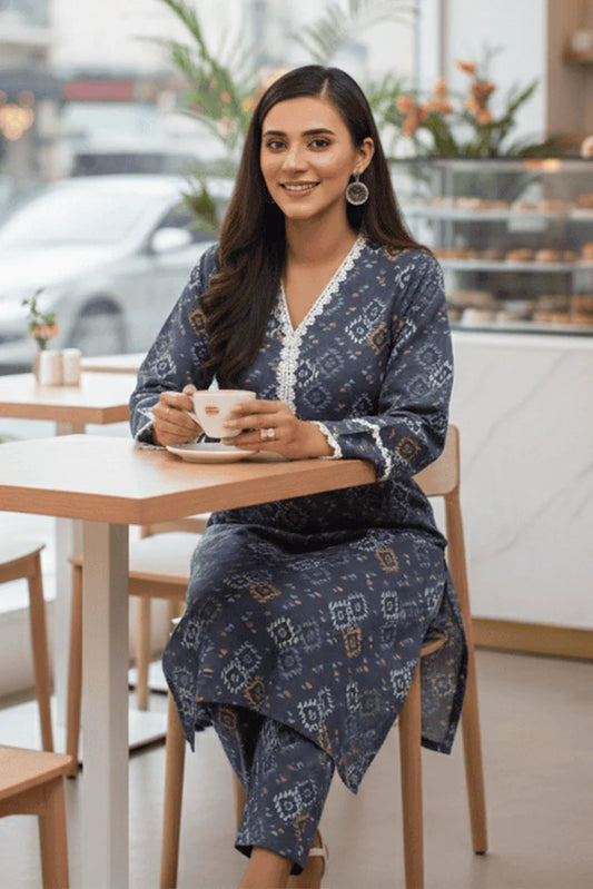 Silcot - Blue Mirage Swiss Lawn Set