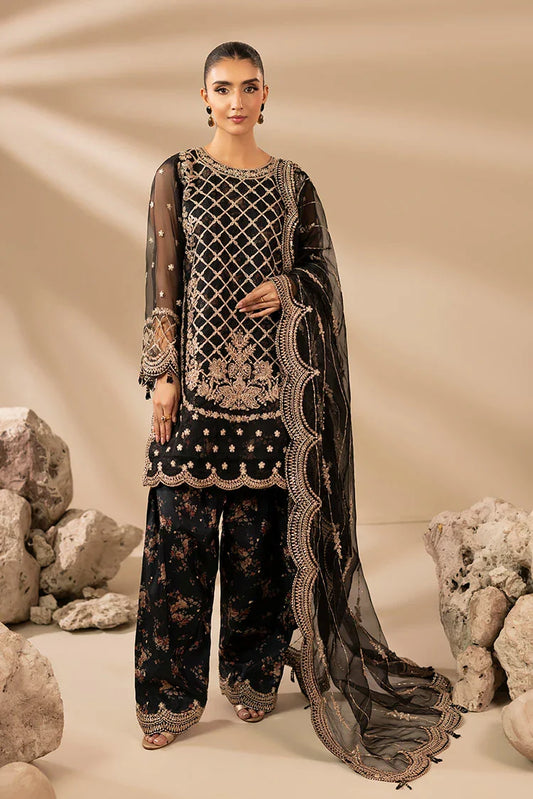 Picture of 3-PC Stitched Embroidered Suit - Available at Raja Sahib