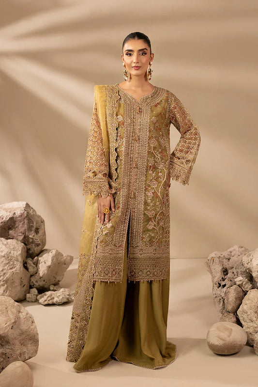 Picture of 3-PC Stitched Embroidered Suit - Available at Raja Sahib