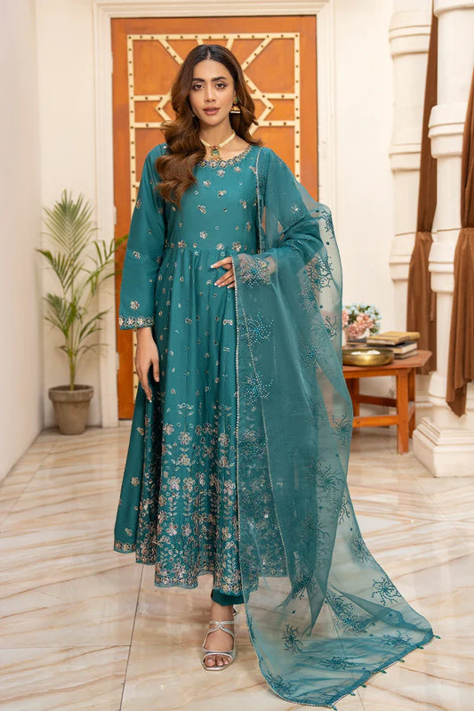 Picture of Ellena - 3-PC Stitched Embroidered Suit - Available at Raja Sahib