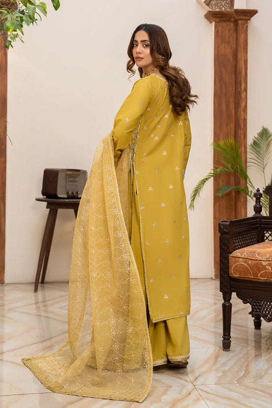 Picture of Ellena - 3-PC Stitched Embroidered Suit - Available at Raja Sahib