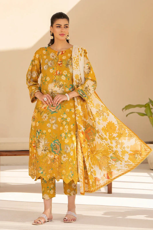 Picture of Ellena - 3-PC Stitched Embroidered Suit - Available at Raja Sahib