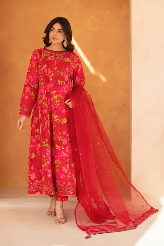 Picture of Ellena - 3-PC Stitched Embroidered Suit - Available at Raja Sahib