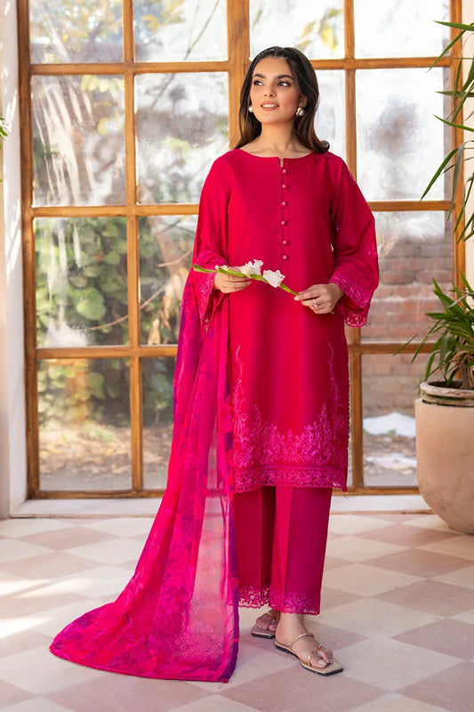 Picture of Ellena - 3-PC Stitched Embroidered Suit - Available at Raja Sahib