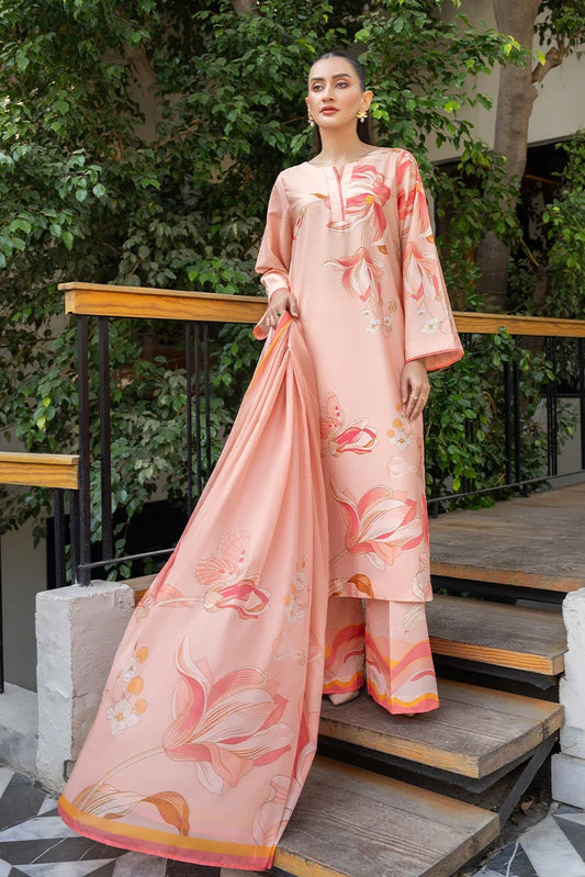 Picture of Ellena - 3-PC Stitched Printed Suit - Available at Raja Sahib