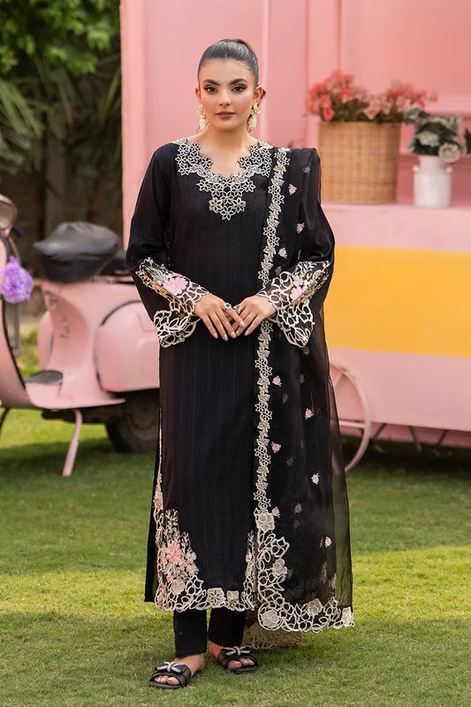 Picture of Ellena - 3-PC Stitched Embroidered Suit - Available at Raja Sahib