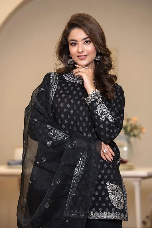 Picture of Ellena - 3-PC Stitched Embroidered Suit - Available at Raja Sahib