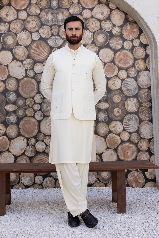 Black Pearl - Signature Series | Off White Waist Coat