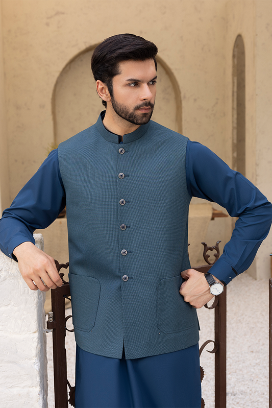 Black Pearl - Signature Series | Teal Waistcoat