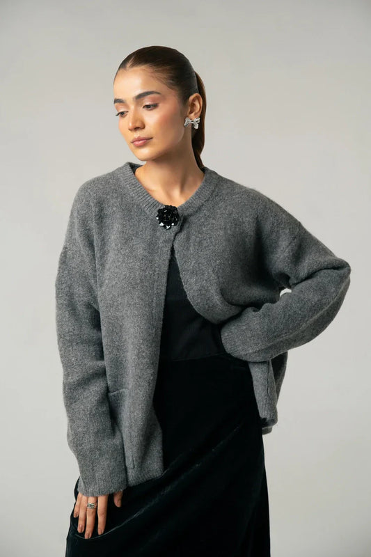 Picture of Ellena - Oversized Knit Sweater - Available at Raja Sahib