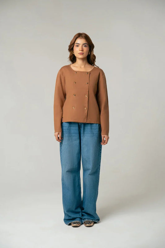 Picture of Full Sleeves Cardigan - Available at Raja Sahib