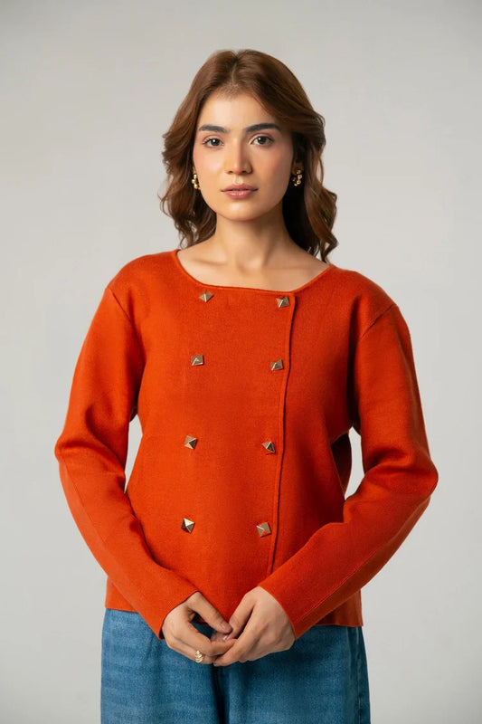 Picture of Full Sleeves Cardigan - Available at Raja Sahib