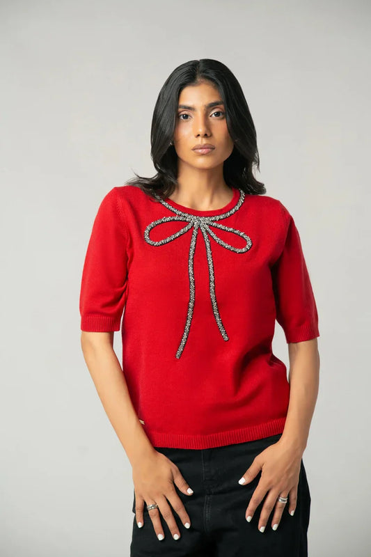 Picture of Short Sleeves Sweater - Available at Raja Sahib