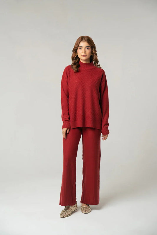 Picture of Knitted Co-Ord Set - Available at Raja Sahib