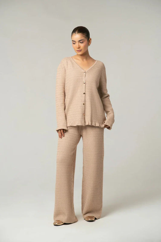 Picture of V-Neck Knit Sweater - Available at Raja Sahib