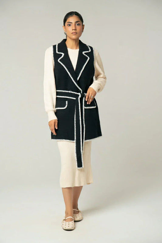 Picture of V-Neck Collar Coat - Available at Raja Sahib