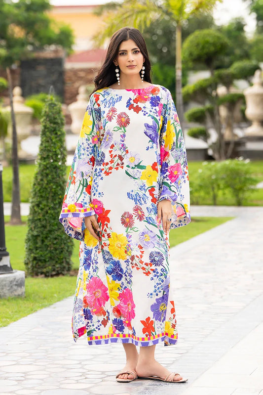 Picture of Ellena - Printed Ladies Maxi Dress - Available at Raja Sahib
