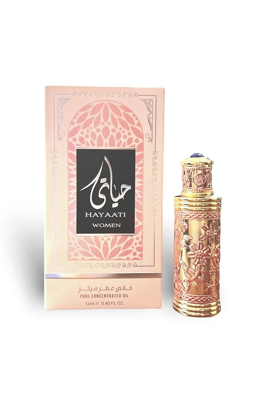Al Zaafaran - Hayaati Pink Attar for Women - 12ml