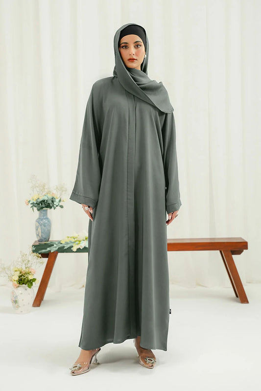 Divinely Crafted - Safa Abaya Set - Solid
