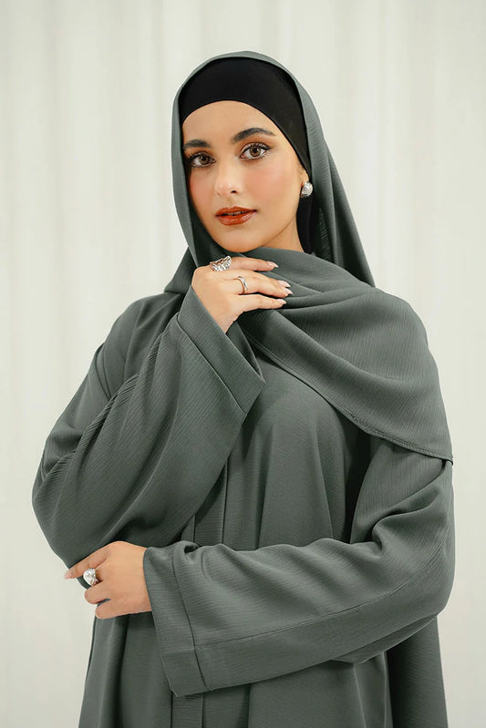 Divinely Crafted - Safa Abaya Set - Solid