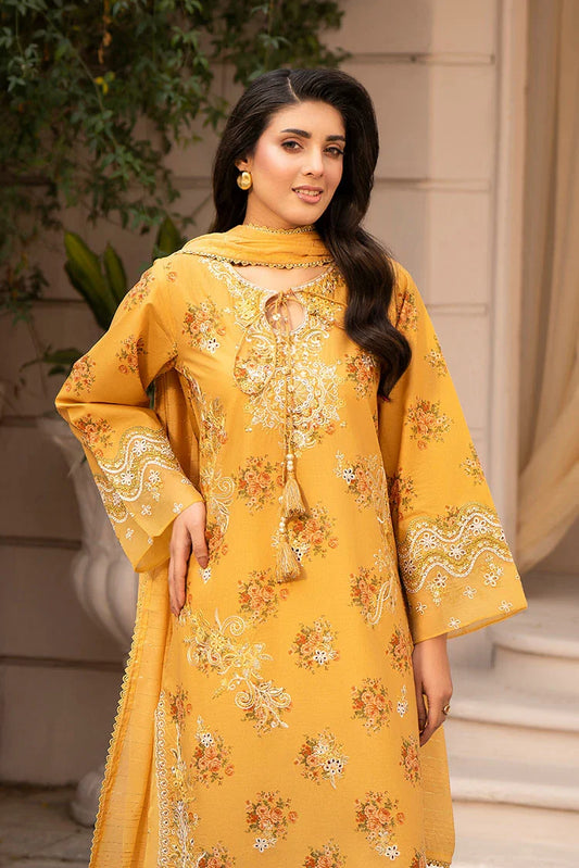 Picture of Ellena - 3-PC Stitched Embroidered Suit - Available at Raja Sahib